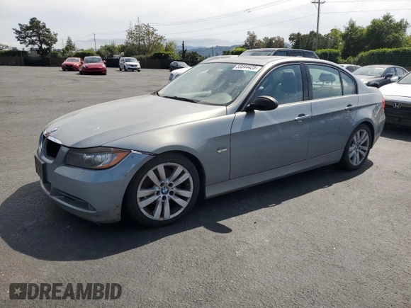 2008 BMW 3 Series 328i with VIN WBAVA37538NL54628, listed as a Copart auction lot 53344425 with 90,891 mi miles and Clean Title. Bid and sale history available at DreamBid. Image 1.