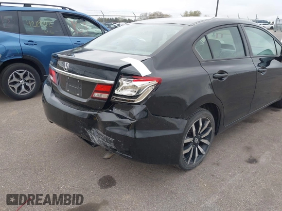 2015 Honda Civic EX-L z VIN 19XFB2F93FE066953, wystawiony jako IAAI lot #42177521 z przebiegiem 141 486 mil mil oraz . Historia ofert i sprzedaży dostępna na DreamBid. Obrazek 6.