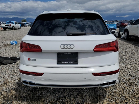 2018 Audi SQ5 Prestige with VIN WA1C4AFY6J2098746, listed as a Copart auction lot 56747805 with 47,566 mi miles and Salvage title. Bid and sale history available at DreamBid. Image 6.