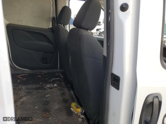 2020 Ram ProMaster City Cargo Van Tradesman with VIN ZFBHRFAB6L6P34013, listed as a Copart auction lot 82695384 with 0 mi miles and Salvage Title. Bid and sale history available at carsss.com. Image 10.