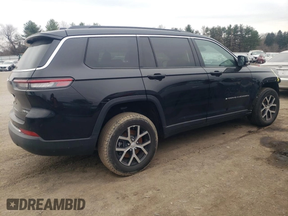 2024 Jeep Grand Cherokee Limited with VIN 1C4RJKBG2R8618798, listed as a Copart auction lot 50097225 with 3,330 mi miles and Salvage title. Bid and sale history available at DreamBid. Image 3.