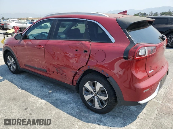 2017 Kia Niro LX with VIN KNDCB3LC7H5082676, listed as a Copart auction lot 62008014 with 133,998 mi miles and Salvage Title. Bid and sale history available at carsss.com. Image 2.
