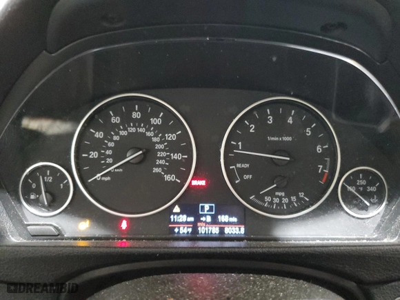 2013 BMW 3 Series 328i xDrive with VIN WBA3B3C53DF541589, listed as a Copart auction lot 52145385 with 101,785 mi miles and Salvage Title. Bid and sale history available at carsss.com. Image 9.