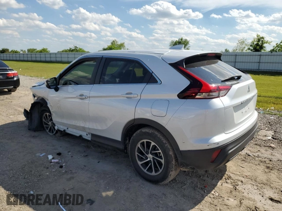 2023 Mitsubishi Eclipse Cross ES z VIN JA4ATUAA3PZ050854, wystawiony jako Copart lot #56412925 z przebiegiem 24 322 mil mil oraz Szkoda całkowita • Salvage title. Historia ofert i sprzedaży dostępna na DreamBid. Obrazek 2.