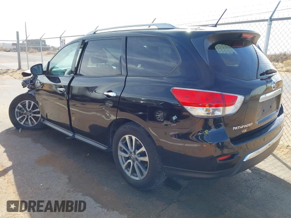 2016 Nissan Pathfinder S with VIN 5N1AR2MN5GC615756, listed as a IAAI auction lot 41807583 with 189,289 mi miles and . Bid and sale history available at DreamBid. Image 3.