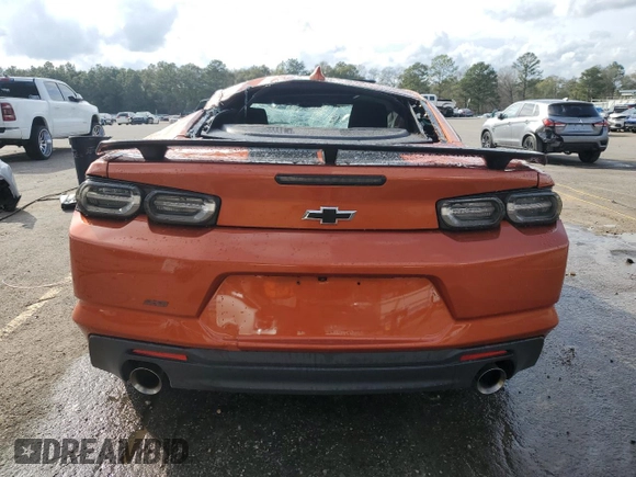 2022 Chevrolet Camaro LT1 with VIN 1G1FF1R74N0127946, listed as a Copart auction lot 44971195 with 9,442 mi miles and Salvage Title. Bid and sale history available at carsss.com. Image 6.