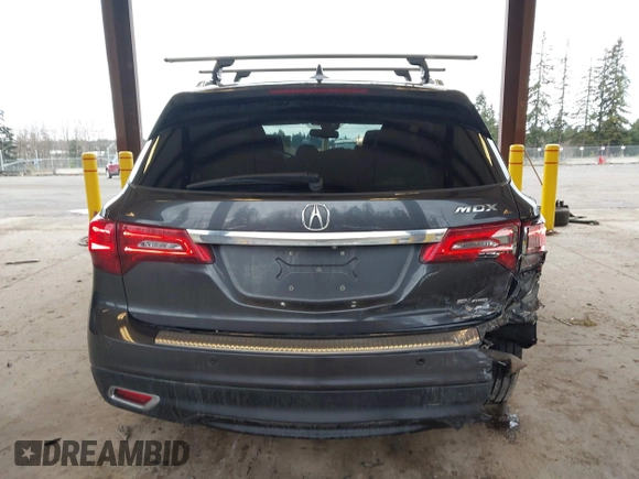 2014 Acura MDX Advance with VIN 5FRYD4H81EB034125, listed as a IAAI auction lot 41603716 with 178,654 mi miles and . Bid and sale history available at carsss.com. Image 16.