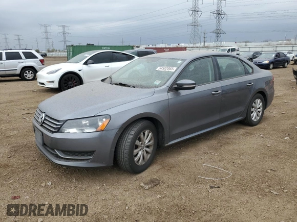 2013 Volkswagen Passat S z VIN 1VWAP7A38DC048686, wystawiony jako Copart lot #54582865 z przebiegiem 140 798 mil mil oraz Szkoda całkowita • Salvage title. Historia ofert i sprzedaży dostępna na DreamBid. Obrazek 1.