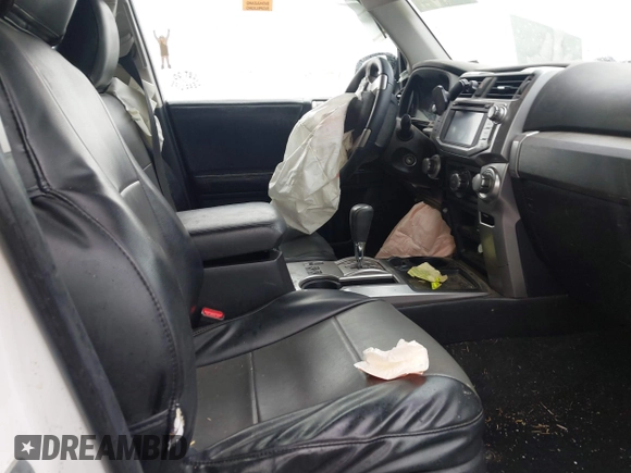 2015 Toyota 4Runner SR5 with VIN JTEZU5JR1F5100542, listed as a IAAI auction lot 42357246 with Not provided miles and . Bid and sale history available at DreamBid. Image 5.