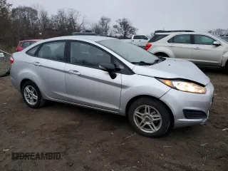 2017 Ford Fiesta SE with VIN 3FADP4BJ0HM158928, listed as a Copart auction lot 83893384 with 15,653 mi miles and Salvage Title. Bid and sale history available at DreamBid. Image 4.