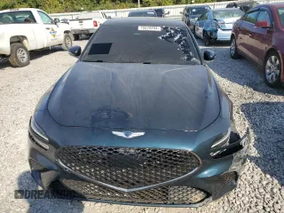 2022 Genesis G70 3.3T with VIN KMTG54TE5NU097499, listed as a Copart auction lot 75570294 with 64,864 mi miles and Salvage Title. Bid and sale history available at carsss.com. Image 5.