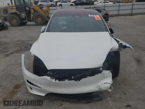 2023 Tesla Model X with VIN 7SAXCBE53PF380665, listed as a Copart auction lot 50799755 with Not Provided miles and Salvage Title. Bid and sale history available at DreamBid. Image 5.