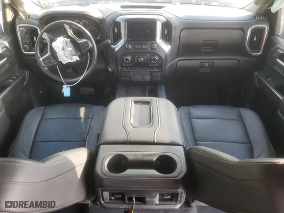 2022 Chevrolet Silverado 3500HD LTZ with VIN 1GC4YUEY1NF163633, listed as a Copart auction lot 84660714 with 121,857 mi miles and Salvage Title. Bid and sale history available at carsss.com. Image 8.