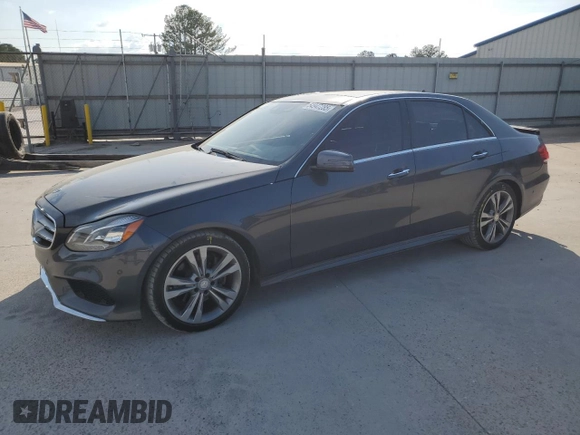 2016 Mercedes-Benz E 350 Sport with VIN WDDHF5KBXGB185868, listed as a Copart auction lot 54947285 with 65,216 mi miles and Salvage title. Bid and sale history available at DreamBid. Image 1.