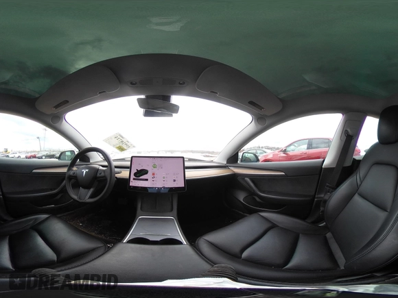 2021 Tesla Model 3 Long Range with VIN 5YJ3E1EB4MF012822, listed as a IAAI auction lot 41918721 with 69,105 mi miles. Bid and sale history available at carsss.com. Image 18.
