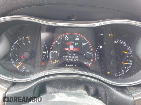 2014 Jeep Grand Cherokee Limited with VIN 1C4RJEBG8EC404004, listed as a IAAI auction lot 41745008 with 110,442 mi miles. Bid and sale history available at carsss.com. Image 7.