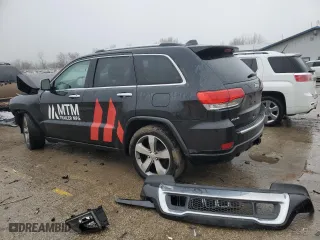 2014 Jeep Grand Cherokee Overland with VIN 1C4RJFCG0EC448860, listed as a Copart auction lot 42610135 with 0 mi miles and Salvage Title. Bid and sale history available at carsss.com. Image 2.
