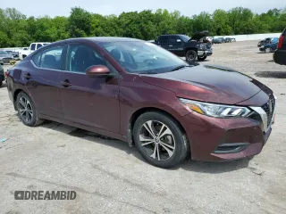 2023 Nissan Sentra SV z VIN 3N1AB8CV8PY292990, wystawiony jako Copart lot #55597235 z przebiegiem 7 350 mil mil oraz Szkoda całkowita • Salvage title. Historia ofert i sprzedaży dostępna na DreamBid. Obrazek 4.