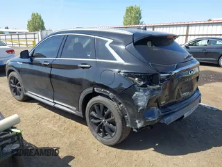 2019 Infiniti QX50 Luxe with VIN 3PCAJ5M34KF126367, listed as a IAAI auction lot 42140786 with 66,038 mi miles and . Bid and sale history available at DreamBid. Image 3.