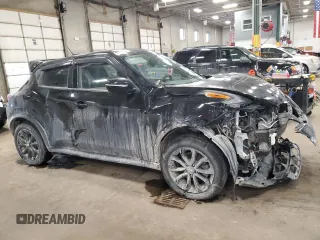 2017 Nissan Juke SL with VIN JN8AF5MV2HT752464, listed as a Copart auction lot 45481195 with 91,573 mi miles and Salvage Title. Bid and sale history available at DreamBid. Image 4.