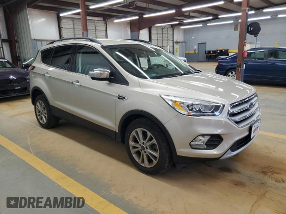 2017 Ford Escape SE with VIN 1FMCU9GD2HUD30317, listed as a Copart auction lot 50541085 with 80,421 mi miles and Salvage Title. Bid and sale history available at DreamBid. Image 4.