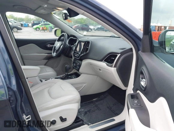 2020 Jeep Cherokee High Altitude with VIN 1C4PJLDN5LD636199, listed as a IAAI auction lot 42086834 with 66,101 mi miles and . Bid and sale history available at DreamBid. Image 5.