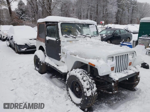 1993 Jeep Wrangler with VIN 1J4FY29S8PP250438, listed as a IAAI auction lot 41552113 with 158,020 mi miles. Bid and sale history available at carsss.com. Image 1.