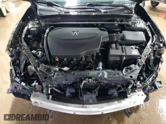 2018 Acura TLX w/A-SPEC Pkg with VIN 19UUB3F65JA006303, listed as a Copart auction lot 47532035 with 38,680 mi miles and Salvage Title. Bid and sale history available at carsss.com. Image 11.