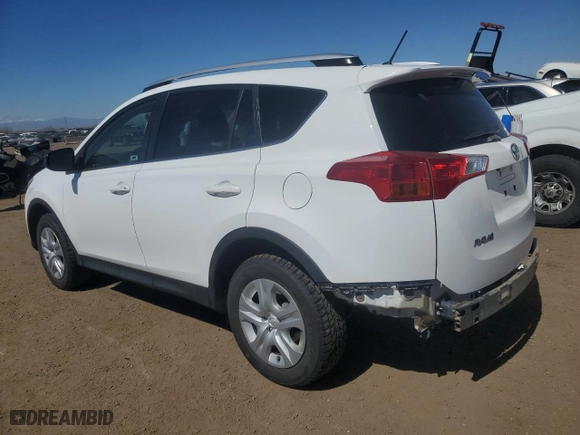 2014 Toyota RAV4 LE with VIN JTMBFREV0ED076530, listed as a Copart auction lot 50711935 with 124,686 mi miles and Salvage Title. Bid and sale history available at carsss.com. Image 2.