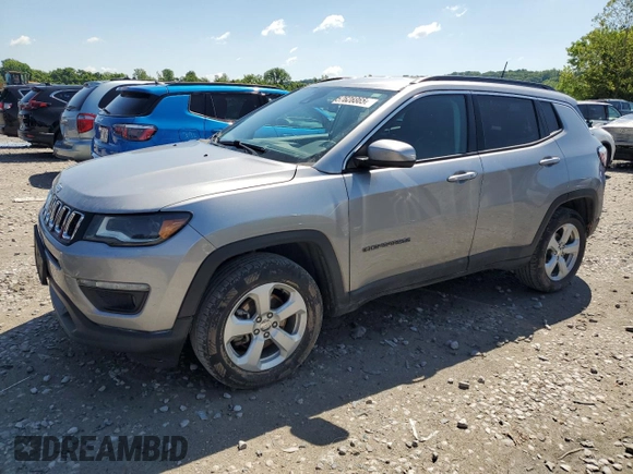 2018 Jeep Compass Latitude z VIN 3C4NJDBB6JT392821, wystawiony jako Copart lot #57628865 z przebiegiem 217 327 mil mil oraz Szkoda całkowita • Salvage title. Historia ofert i sprzedaży dostępna na DreamBid. Obrazek 1.