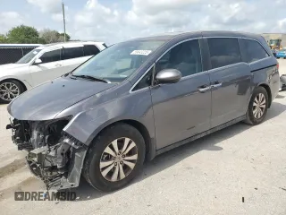 2015 Honda Odyssey EX-L z VIN 5FNRL5H68FB117193, wystawiony jako Copart lot #59843225 z przebiegiem 163 536 mil mil oraz Szkoda całkowita • Salvage title. Historia ofert i sprzedaży dostępna na DreamBid. Obrazek 1.