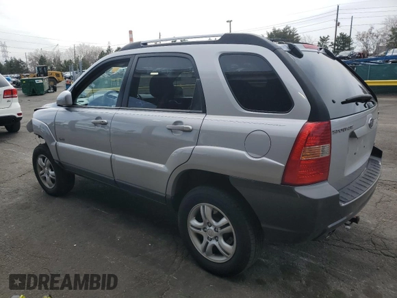 2005 Kia Sportage LX with VIN KNDJE723457117231, listed as a Copart auction lot 50163165 with 97,273 mi miles and Salvage Title. Bid and sale history available at carsss.com. Image 2.
