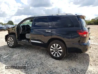 2020 Toyota Sequoia Limited with VIN 5TDKY5G12LS074213, listed as a Copart auction lot 71847614 with 92,113 mi miles and Salvage Title. Bid and sale history available at carsss.com. Image 2.