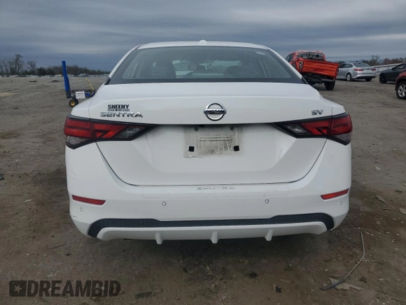 2020 Nissan Sentra SV with VIN 3N1AB8CV9LY267140, listed as a Copart auction lot 51565455 with 63,256 mi miles and Salvage Title. Bid and sale history available at DreamBid. Image 6.