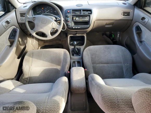 2000 Honda Civic LX with VIN 1HGEJ6571YL040840, listed as a Copart auction lot 46540995 with 306,882 mi miles and Salvage Title. Bid and sale history available at carsss.com. Image 8.