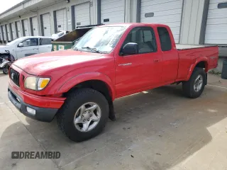 2001 Toyota Tacoma PreRunner z VIN 5TESN92N91Z852937, wystawiony jako Copart lot #59876425 z przebiegiem 105 950 mil mil oraz Szkoda całkowita • Salvage title. Historia ofert i sprzedaży dostępna na DreamBid. Obrazek 1.