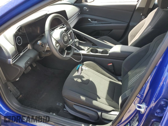 2024 Hyundai Elantra SEL with VIN KMHLS4DG5RU761646, listed as a Copart auction lot 50227625 with 8,609 mi miles and Salvage title. Bid and sale history available at DreamBid. Image 7.
