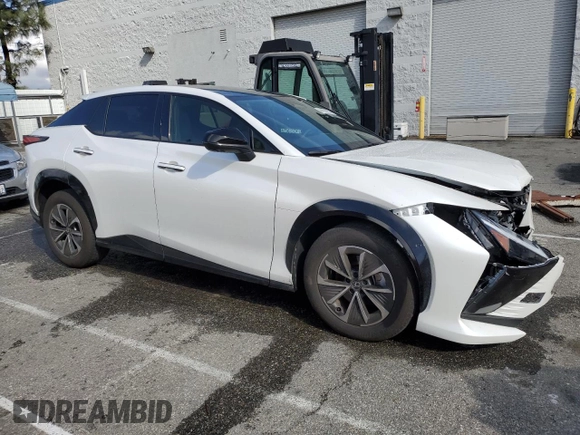 2023 Lexus RZ with VIN JTJAAAAB9PA017825, listed as a Copart auction lot 44162155 with 23,925 mi miles and Salvage Title. Bid and sale history available at carsss.com. Image 4.