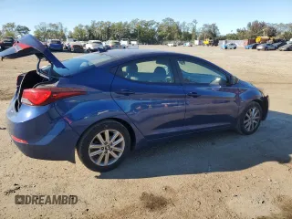 2015 Hyundai Elantra SE with VIN 5NPDH4AE9FH582106, listed as a Copart auction lot 76104884 with 89,183 mi miles and Salvage Title. Bid and sale history available at carsss.com. Image 3.
