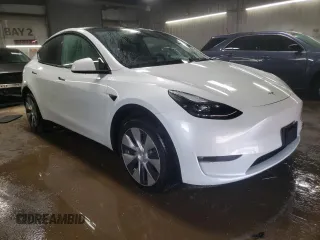 2023 Tesla Model Y Long Range with VIN 7SAYGDEE6PF806434, listed as a Copart auction lot 51455035 with Not Provided miles and Salvage Title. Bid and sale history available at DreamBid. Image 4.