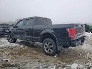 2016 Ford F-150 XLT with VIN 1FTFW1EG5GFB32134, listed as a Copart auction lot 44761625 with 186,684 mi miles and Salvage Title. Bid and sale history available at carsss.com. Image 2.