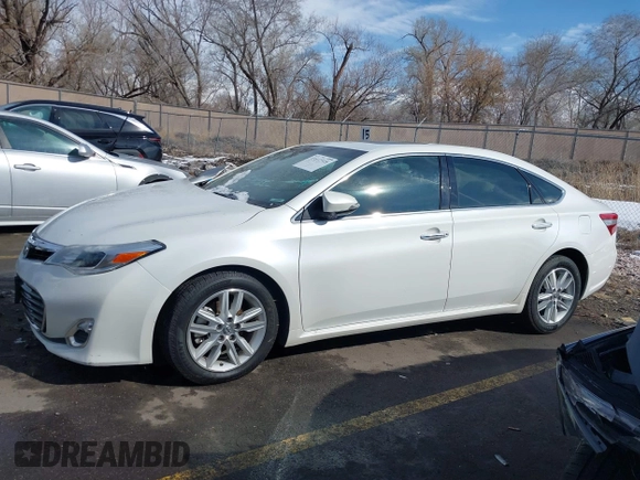 2015 Toyota Avalon Limited with VIN 4T1BK1EB6FU164952, listed as a IAAI auction lot 41647348 with 97,618 mi miles and . Bid and sale history available at DreamBid. Image 14.