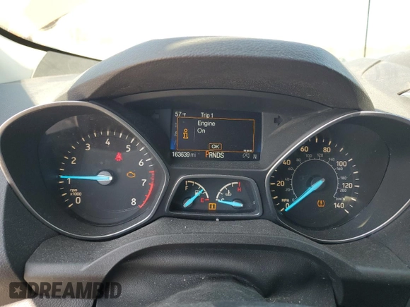 2017 Ford Escape SE with VIN 1FMCU0GD6HUA47768, listed as a Copart auction lot 51992305 with 163,639 mi miles and Salvage Title. Bid and sale history available at carsss.com. Image 9.