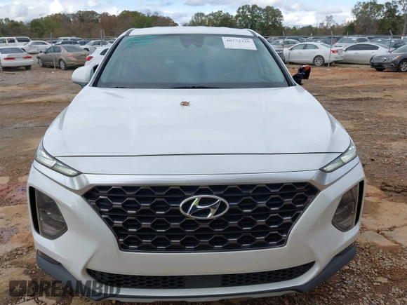2020 Hyundai Santa Fe SEL w/SULEV with VIN 5NMS33AD9LH299253, listed as a IAAI auction lot 40772329 with 59,710 mi miles. Bid and sale history available at carsss.com. Image 12.