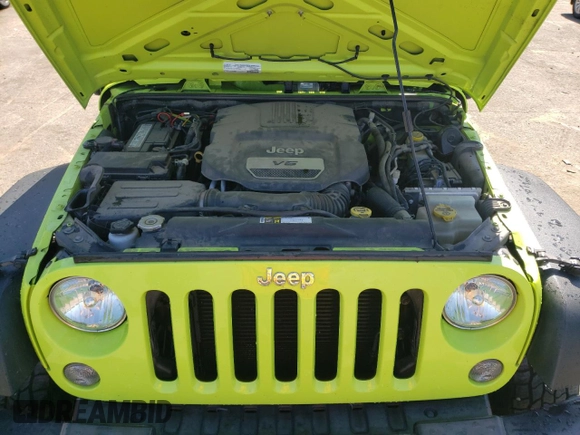 2016 Jeep Wrangler Unlimited Sport with VIN 1C4BJWDG8GL335001, listed as a Copart auction lot 53081785 with 91,533 mi miles and Salvage Title. Bid and sale history available at DreamBid. Image 12.