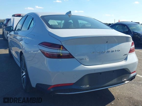 2022 Genesis G70 2.0T with VIN KMTG34TA7NU098169, listed as a IAAI auction lot 41669449 with 39,180 mi miles and . Bid and sale history available at DreamBid. Image 3.