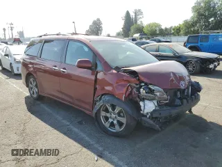 2017 Toyota Sienna SE with VIN 5TDXZ3DC3HS880002, listed as a Copart auction lot 53904715 with 159,132 mi miles and Salvage title. Bid and sale history available at DreamBid. Image 4.