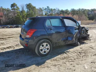 2019 Chevrolet Trax LS with VIN 3GNCJKSBXKL177964, listed as a Copart auction lot 49544625 with 86,476 mi miles and Salvage Title. Bid and sale history available at carsss.com. Image 3.