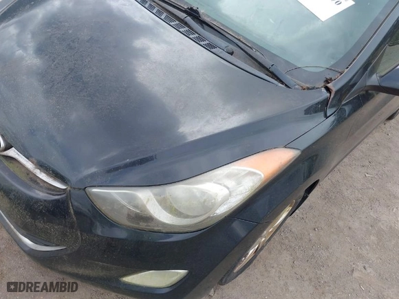 2013 Hyundai Elantra Limited PZEV with VIN 5NPDH4AE6DH280317, listed as a IAAI auction lot 42070870 with 107,063 mi miles. Bid and sale history available at carsss.com. Image 6.