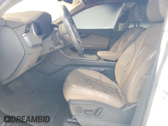 2019 Audi Q8 Premium z VIN WA1AVAF1XKD013310, wystawiony jako Copart lot #54313555 z przebiegiem 92 901 mil mil oraz Nie do naprawy • Non repairable. Historia ofert i sprzedaży dostępna na DreamBid. Obrazek 7.